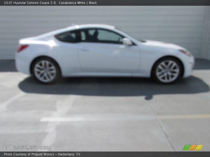 Casablanca White / Black 2015 Hyundai Genesis Coupe 3.8