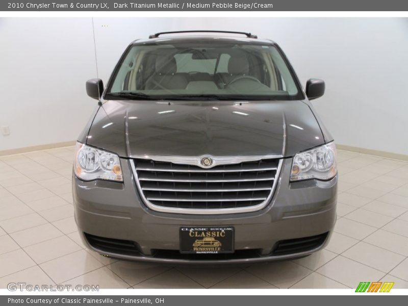 Dark Titanium Metallic / Medium Pebble Beige/Cream 2010 Chrysler Town & Country LX