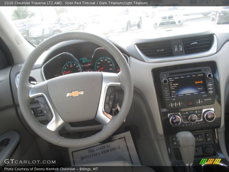 Siren Red Tintcoat / Dark Titanium/Light Titanium 2016 Chevrolet Traverse LTZ AWD