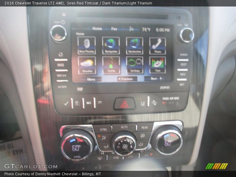 Siren Red Tintcoat / Dark Titanium/Light Titanium 2016 Chevrolet Traverse LTZ AWD