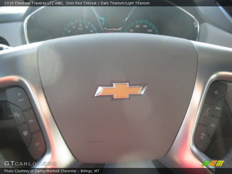 Siren Red Tintcoat / Dark Titanium/Light Titanium 2016 Chevrolet Traverse LTZ AWD
