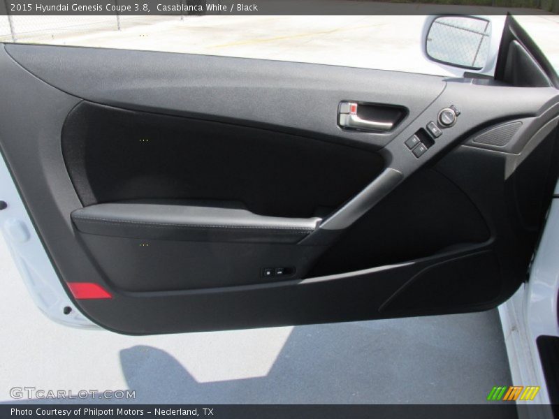 Casablanca White / Black 2015 Hyundai Genesis Coupe 3.8