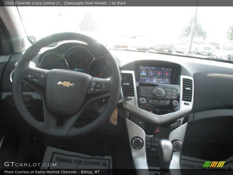 Champagne Silver Metallic / Jet Black 2016 Chevrolet Cruze Limited LT
