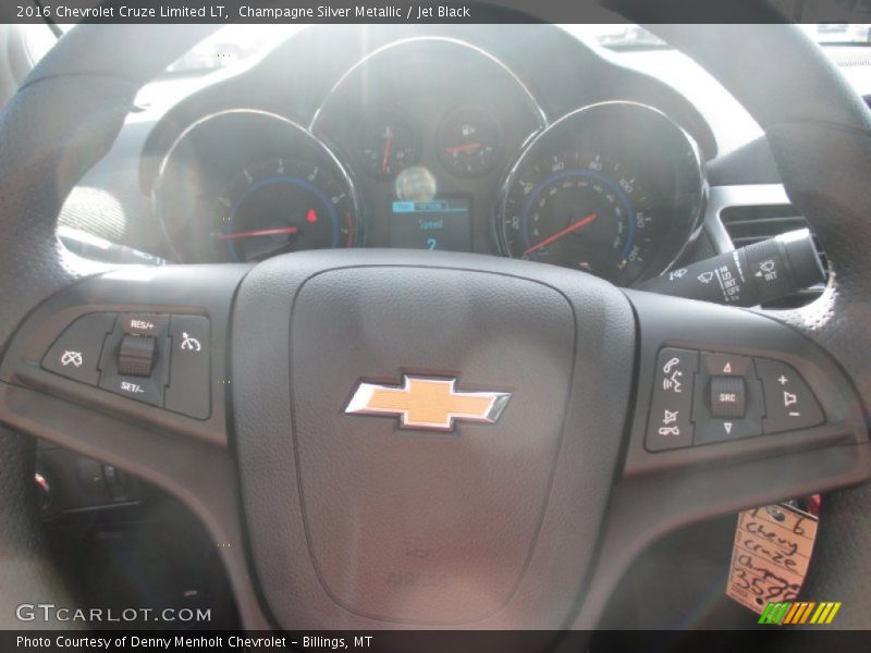 Champagne Silver Metallic / Jet Black 2016 Chevrolet Cruze Limited LT