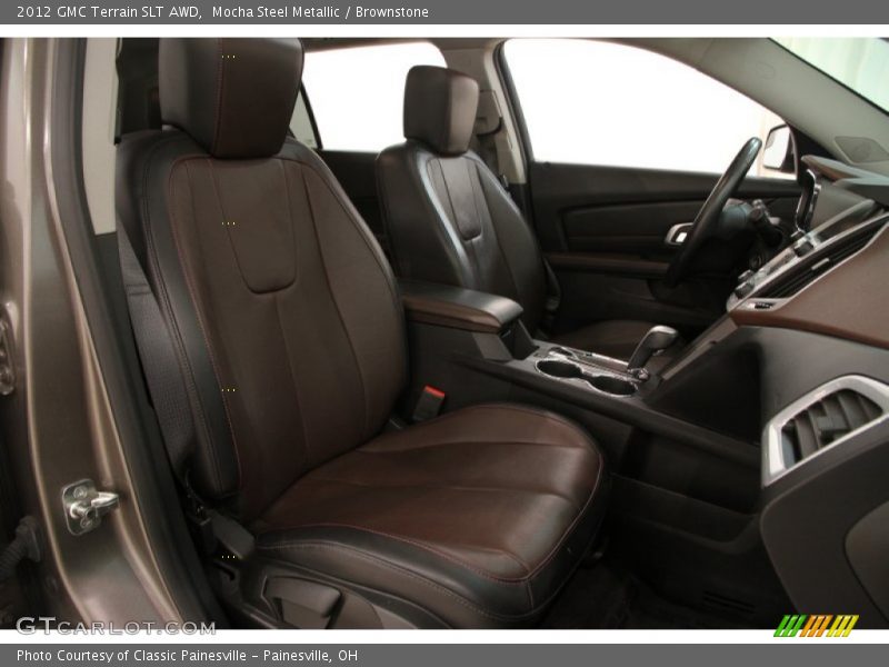 Mocha Steel Metallic / Brownstone 2012 GMC Terrain SLT AWD
