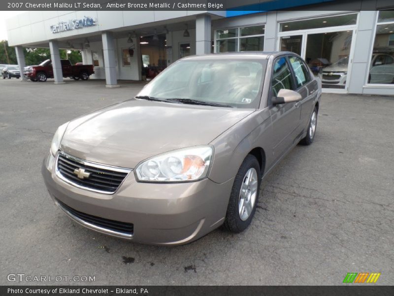 Amber Bronze Metallic / Cashmere Beige 2007 Chevrolet Malibu LT Sedan