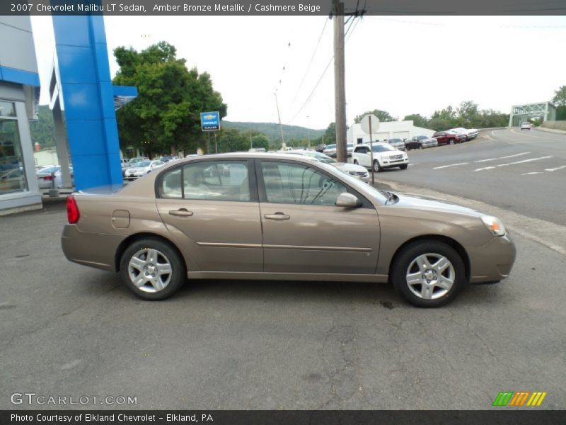 Amber Bronze Metallic / Cashmere Beige 2007 Chevrolet Malibu LT Sedan