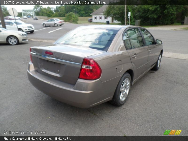 Amber Bronze Metallic / Cashmere Beige 2007 Chevrolet Malibu LT Sedan