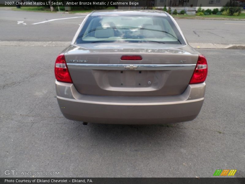 Amber Bronze Metallic / Cashmere Beige 2007 Chevrolet Malibu LT Sedan