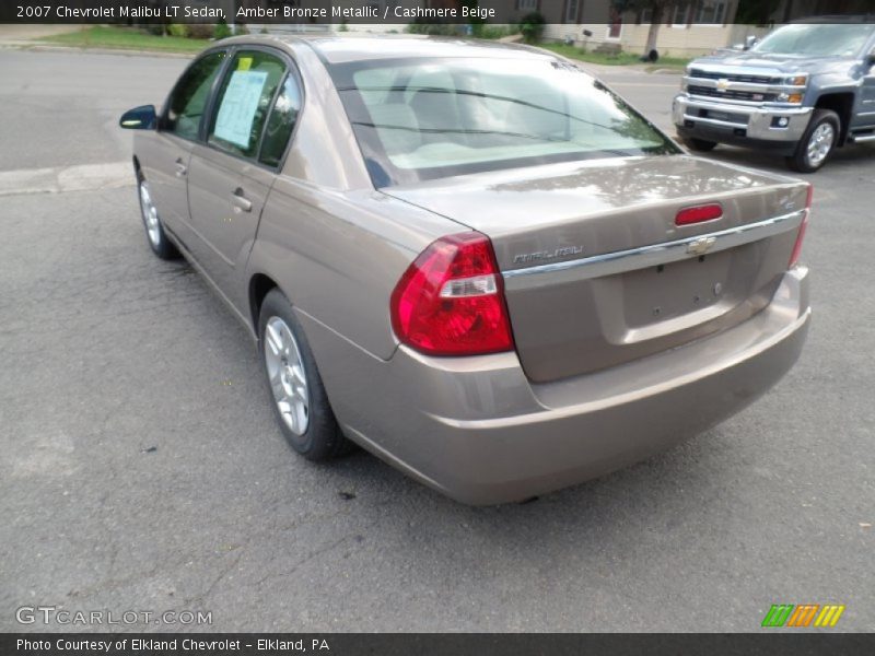 Amber Bronze Metallic / Cashmere Beige 2007 Chevrolet Malibu LT Sedan