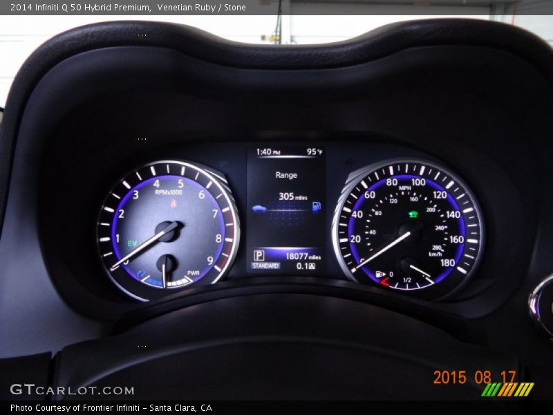  2014 Q 50 Hybrid Premium 50 Hybrid Premium Gauges