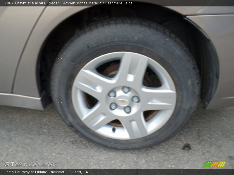 Amber Bronze Metallic / Cashmere Beige 2007 Chevrolet Malibu LT Sedan