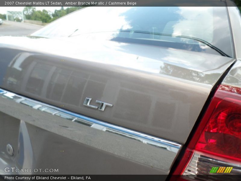 Amber Bronze Metallic / Cashmere Beige 2007 Chevrolet Malibu LT Sedan