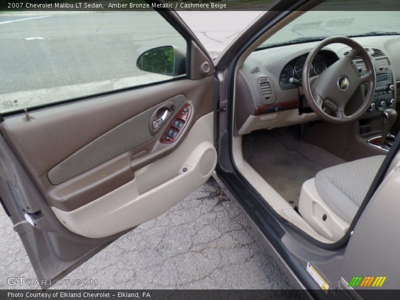 Amber Bronze Metallic / Cashmere Beige 2007 Chevrolet Malibu LT Sedan