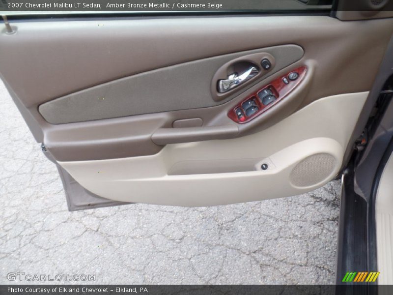 Amber Bronze Metallic / Cashmere Beige 2007 Chevrolet Malibu LT Sedan