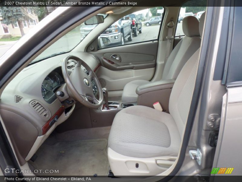 Amber Bronze Metallic / Cashmere Beige 2007 Chevrolet Malibu LT Sedan