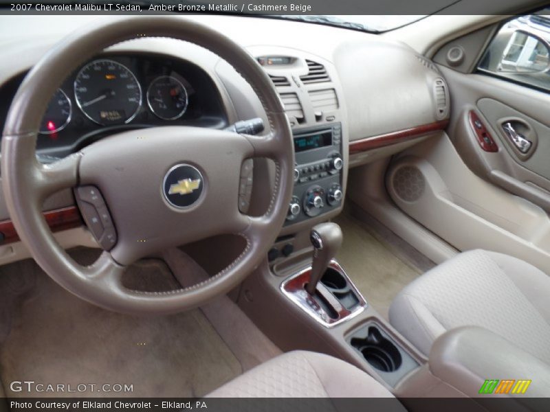 Amber Bronze Metallic / Cashmere Beige 2007 Chevrolet Malibu LT Sedan