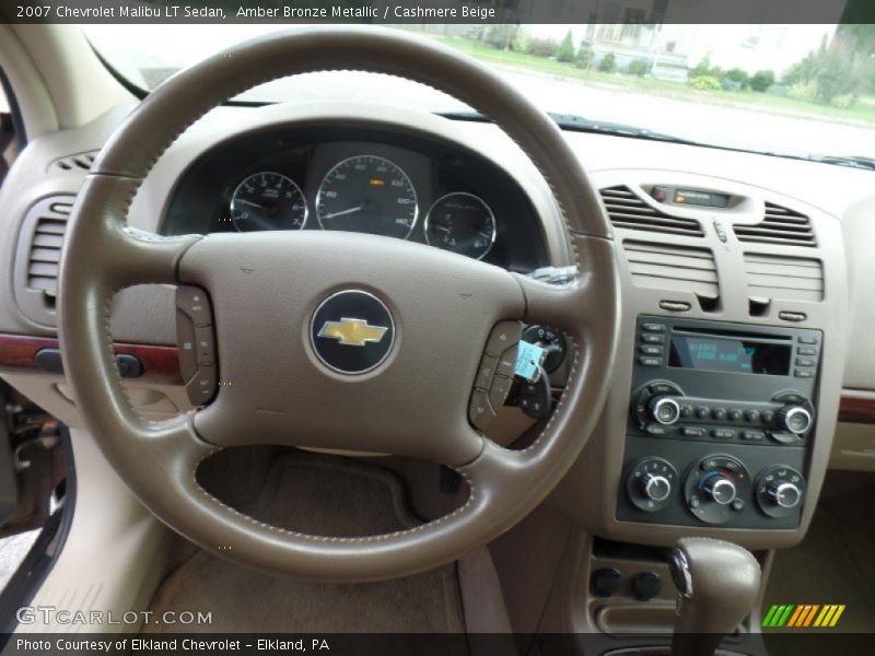 Amber Bronze Metallic / Cashmere Beige 2007 Chevrolet Malibu LT Sedan