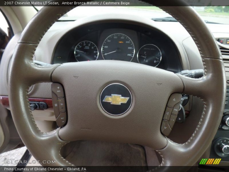 Amber Bronze Metallic / Cashmere Beige 2007 Chevrolet Malibu LT Sedan