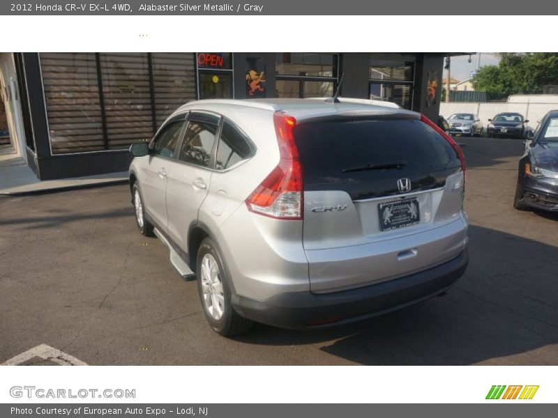 Alabaster Silver Metallic / Gray 2012 Honda CR-V EX-L 4WD