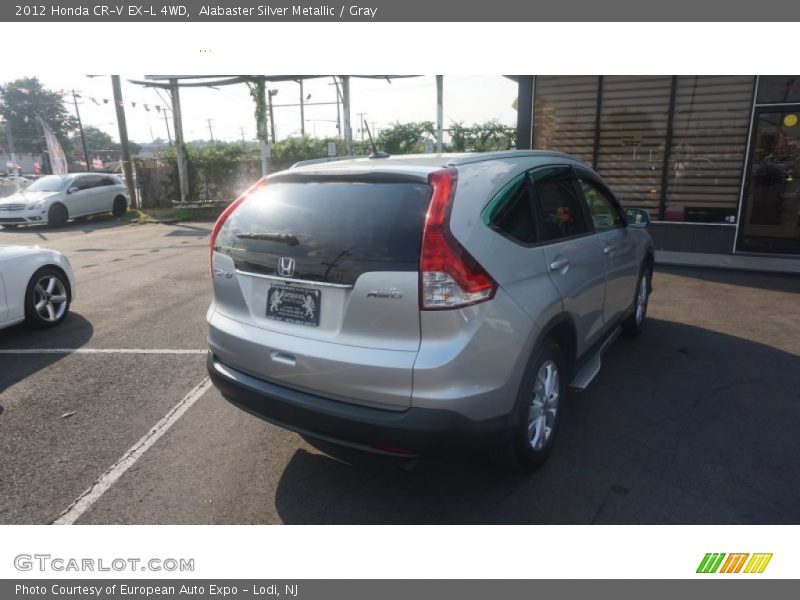 Alabaster Silver Metallic / Gray 2012 Honda CR-V EX-L 4WD