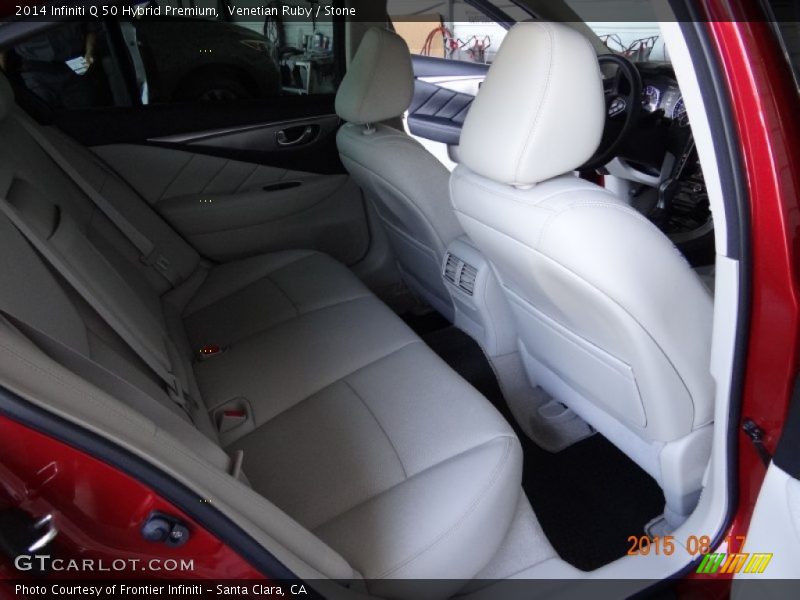 Venetian Ruby / Stone 2014 Infiniti Q 50 Hybrid Premium