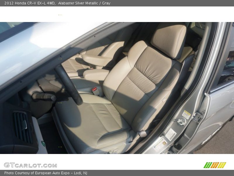 Alabaster Silver Metallic / Gray 2012 Honda CR-V EX-L 4WD