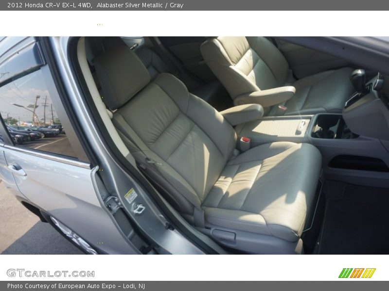 Alabaster Silver Metallic / Gray 2012 Honda CR-V EX-L 4WD