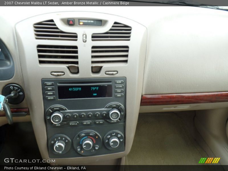 Amber Bronze Metallic / Cashmere Beige 2007 Chevrolet Malibu LT Sedan
