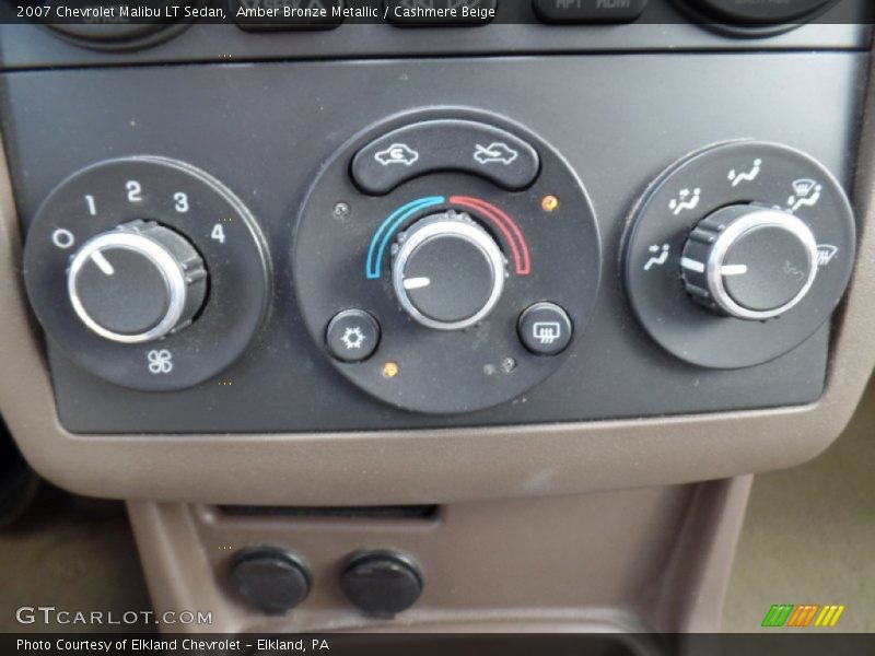 Amber Bronze Metallic / Cashmere Beige 2007 Chevrolet Malibu LT Sedan