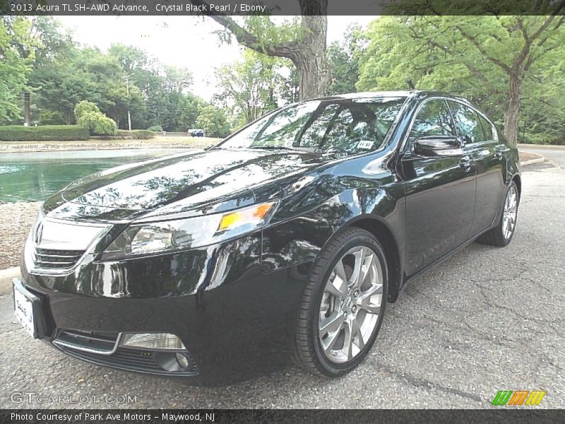 Crystal Black Pearl / Ebony 2013 Acura TL SH-AWD Advance