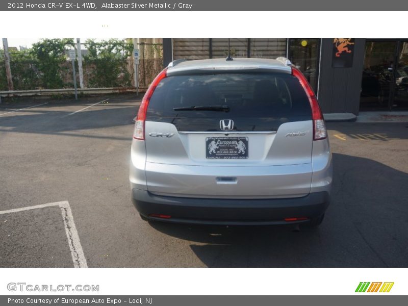 Alabaster Silver Metallic / Gray 2012 Honda CR-V EX-L 4WD