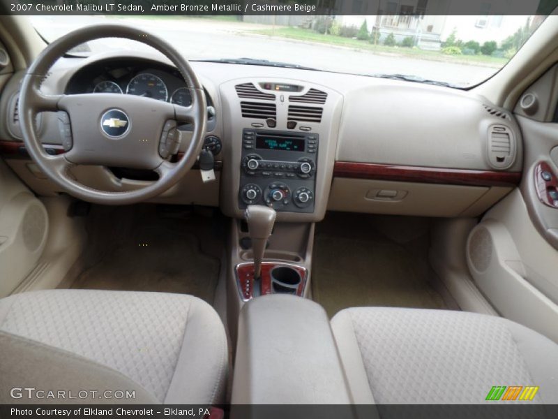 Amber Bronze Metallic / Cashmere Beige 2007 Chevrolet Malibu LT Sedan