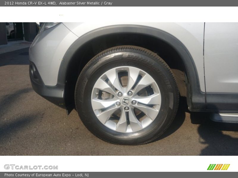 Alabaster Silver Metallic / Gray 2012 Honda CR-V EX-L 4WD