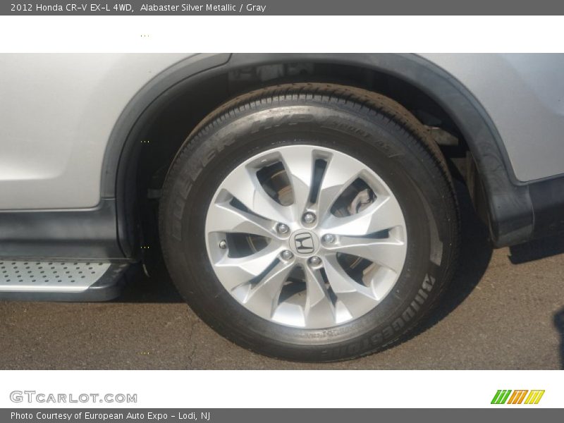Alabaster Silver Metallic / Gray 2012 Honda CR-V EX-L 4WD