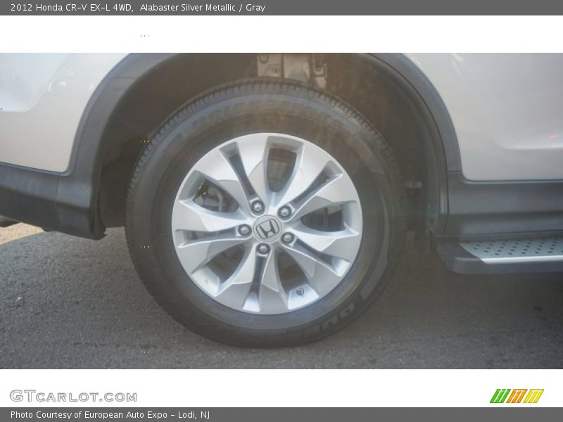 Alabaster Silver Metallic / Gray 2012 Honda CR-V EX-L 4WD