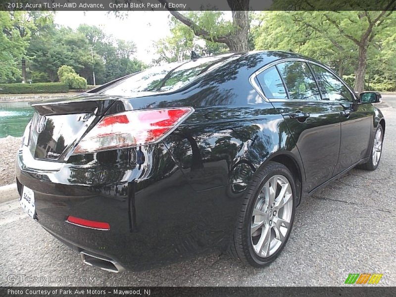Crystal Black Pearl / Ebony 2013 Acura TL SH-AWD Advance