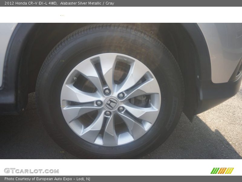 Alabaster Silver Metallic / Gray 2012 Honda CR-V EX-L 4WD