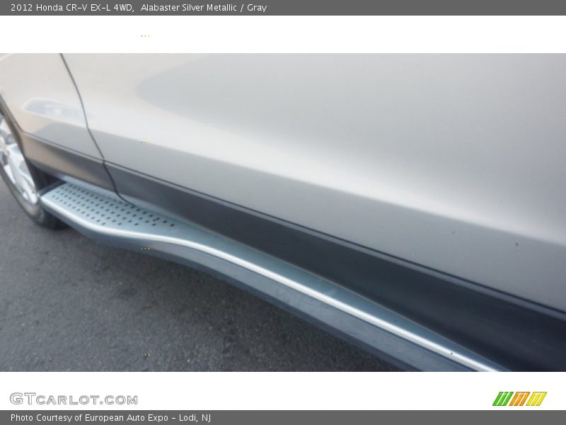 Alabaster Silver Metallic / Gray 2012 Honda CR-V EX-L 4WD