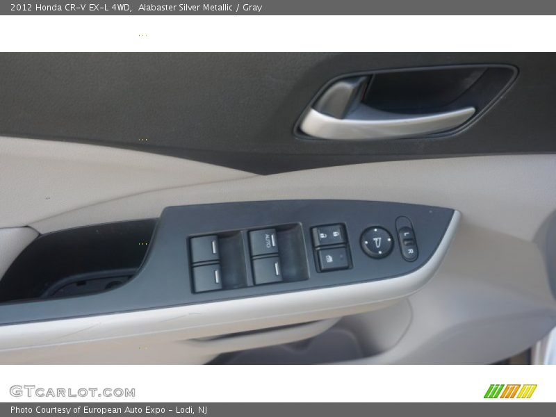 Alabaster Silver Metallic / Gray 2012 Honda CR-V EX-L 4WD