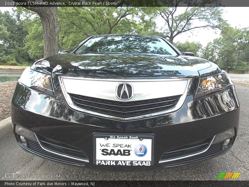Crystal Black Pearl / Ebony 2013 Acura TL SH-AWD Advance