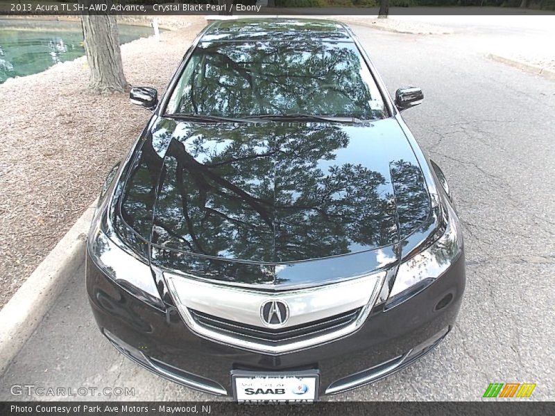 Crystal Black Pearl / Ebony 2013 Acura TL SH-AWD Advance