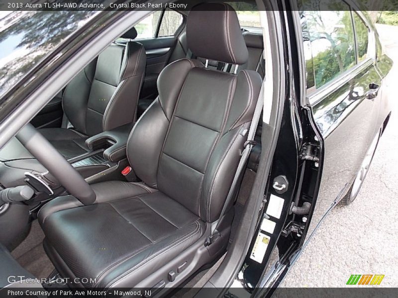 Crystal Black Pearl / Ebony 2013 Acura TL SH-AWD Advance