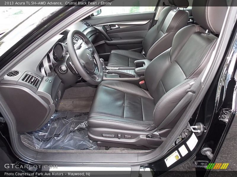 Crystal Black Pearl / Ebony 2013 Acura TL SH-AWD Advance