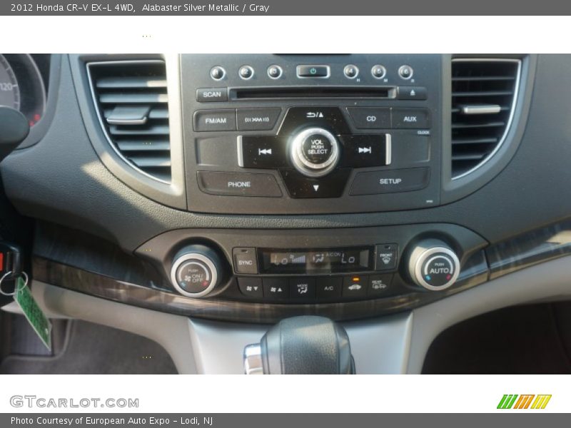 Alabaster Silver Metallic / Gray 2012 Honda CR-V EX-L 4WD