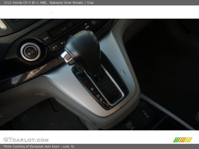 Alabaster Silver Metallic / Gray 2012 Honda CR-V EX-L 4WD