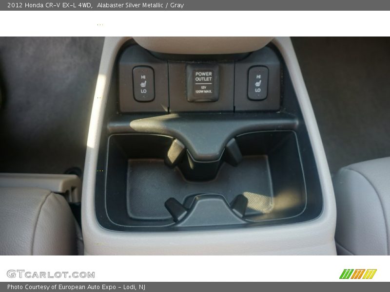 Alabaster Silver Metallic / Gray 2012 Honda CR-V EX-L 4WD