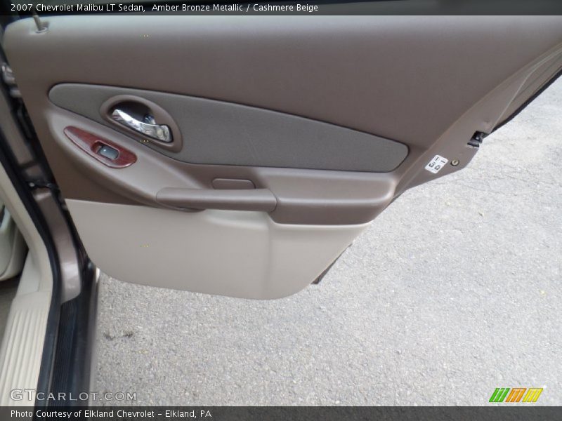 Amber Bronze Metallic / Cashmere Beige 2007 Chevrolet Malibu LT Sedan