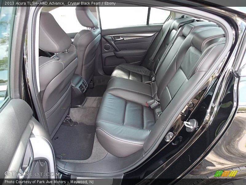 Crystal Black Pearl / Ebony 2013 Acura TL SH-AWD Advance