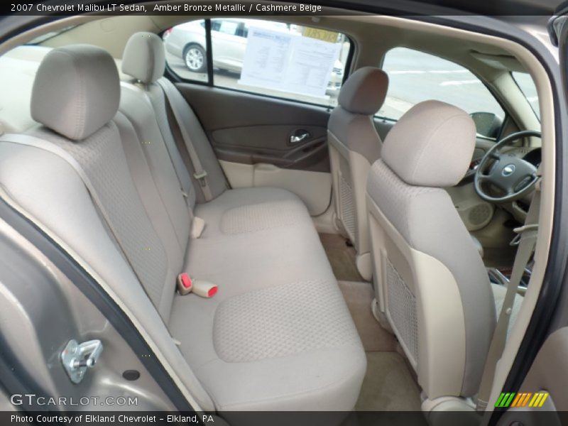 Amber Bronze Metallic / Cashmere Beige 2007 Chevrolet Malibu LT Sedan